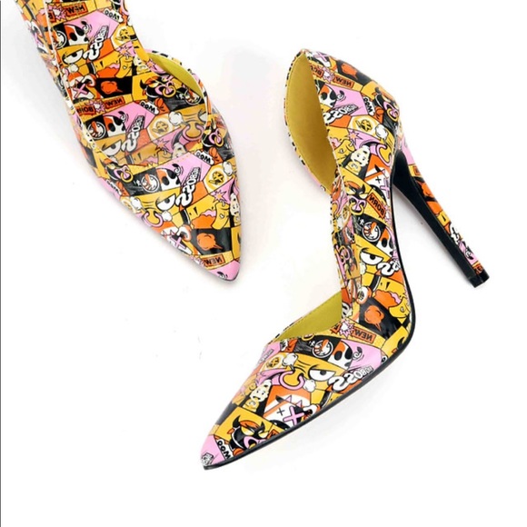 Yellow comic pump - Picture 4 of 10